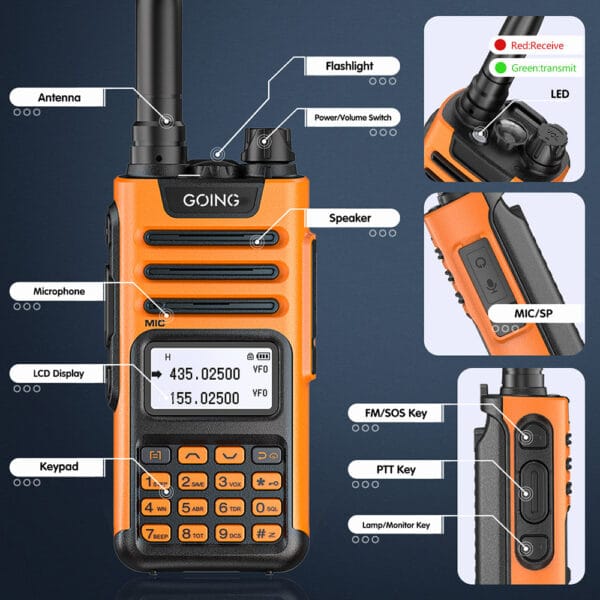 Reliable Analog Walkie Talkie GT-S35 - Image 2